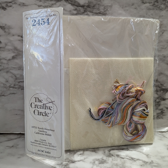 Vintage Cross Stitch Personalized Nighttime Prayer from The Creative Circle 2454 - Picture 3 of 4